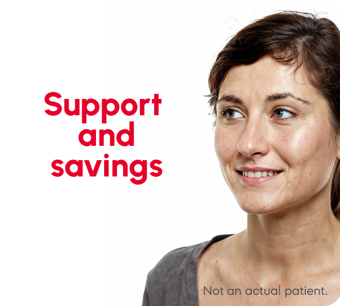 Support and Savings button